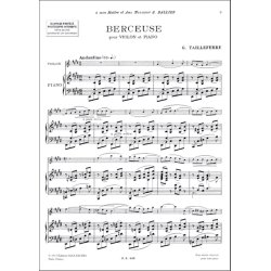 Berceuse Violon-Piano